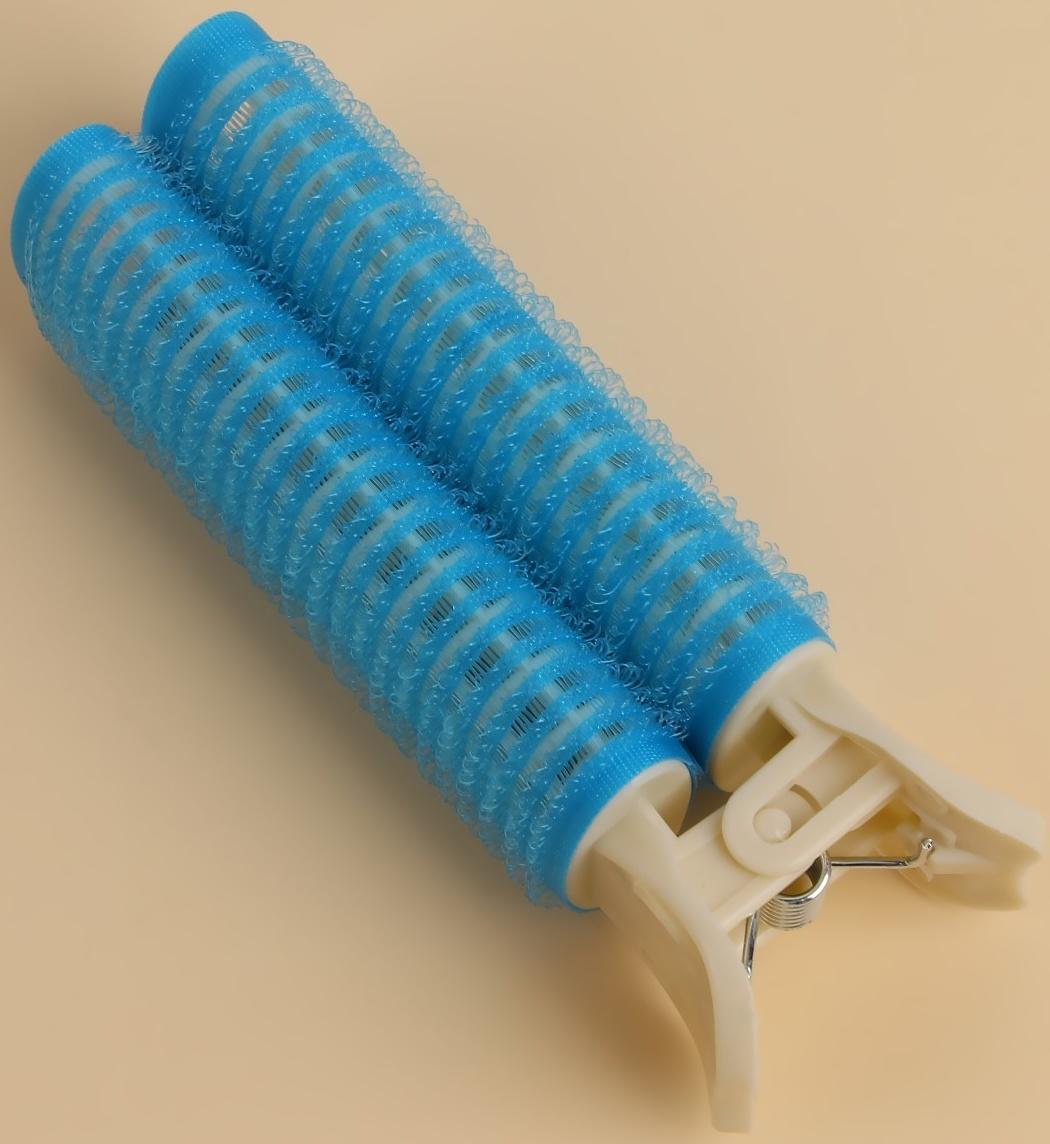 Бигуди для прикорневого объема, с зажимом, 3,3 × 3,5 × 10,5 см, цвет МИКС