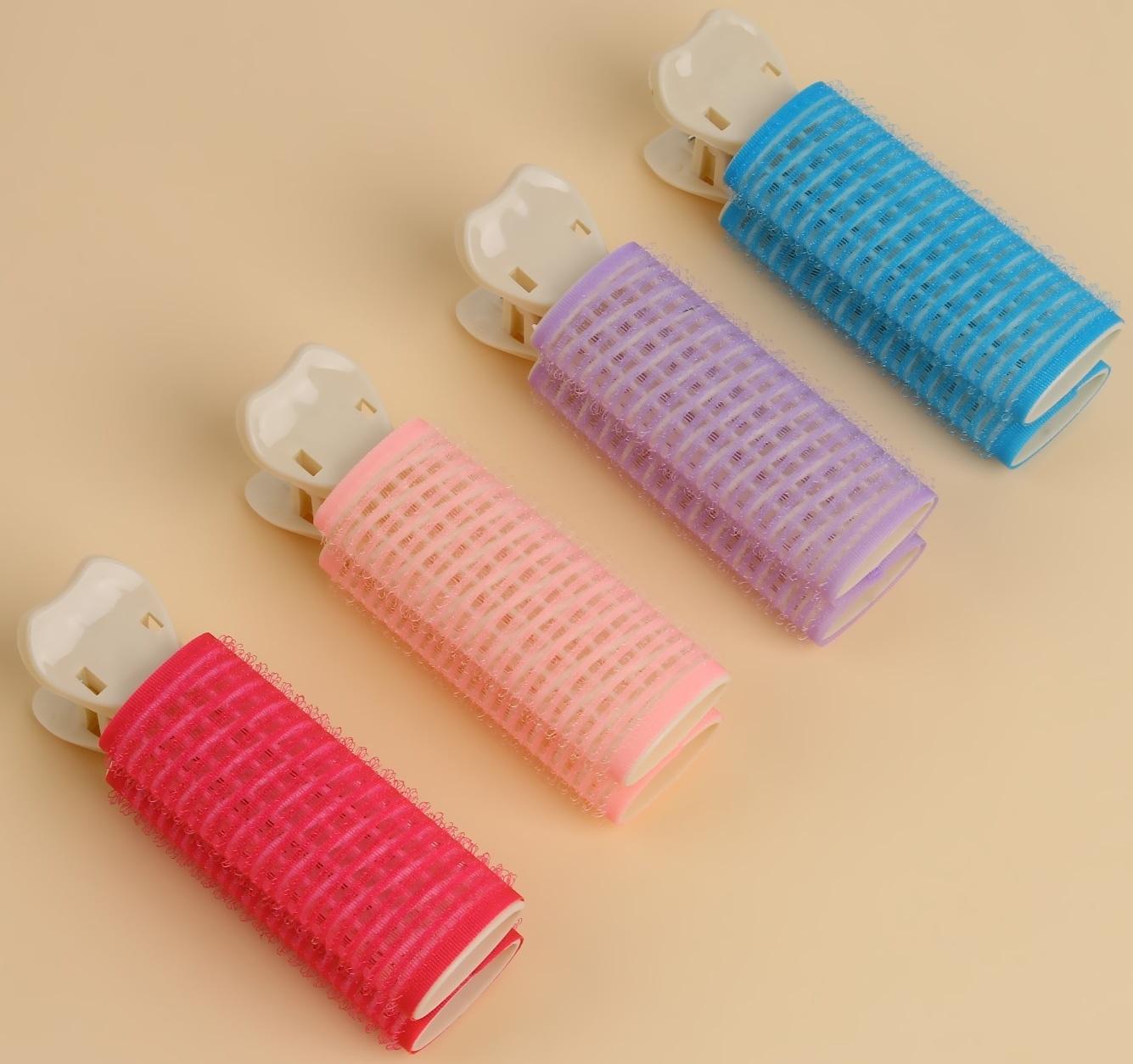 Бигуди для прикорневого объема, с зажимом, 3,3 × 3,5 × 10,5 см, цвет МИКС