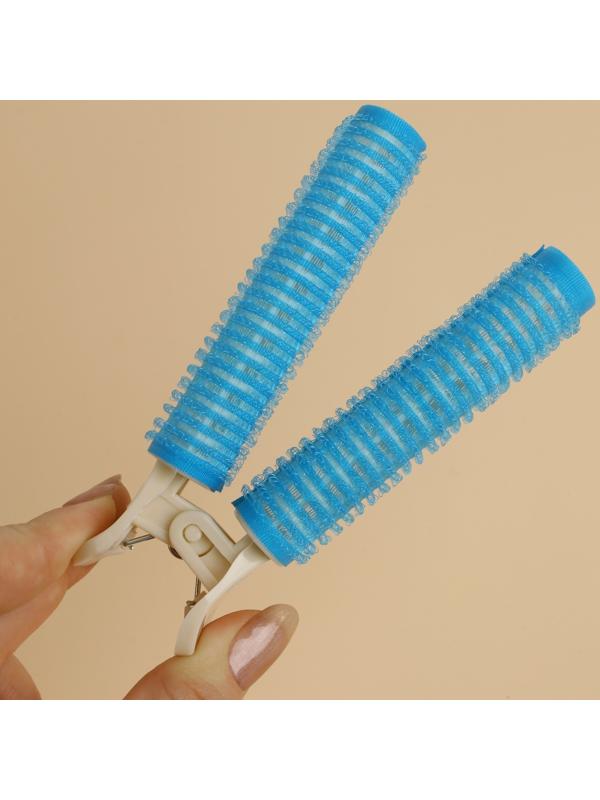 Бигуди для прикорневого объема, с зажимом, 3,3 × 3,5 × 10,5 см, цвет МИКС