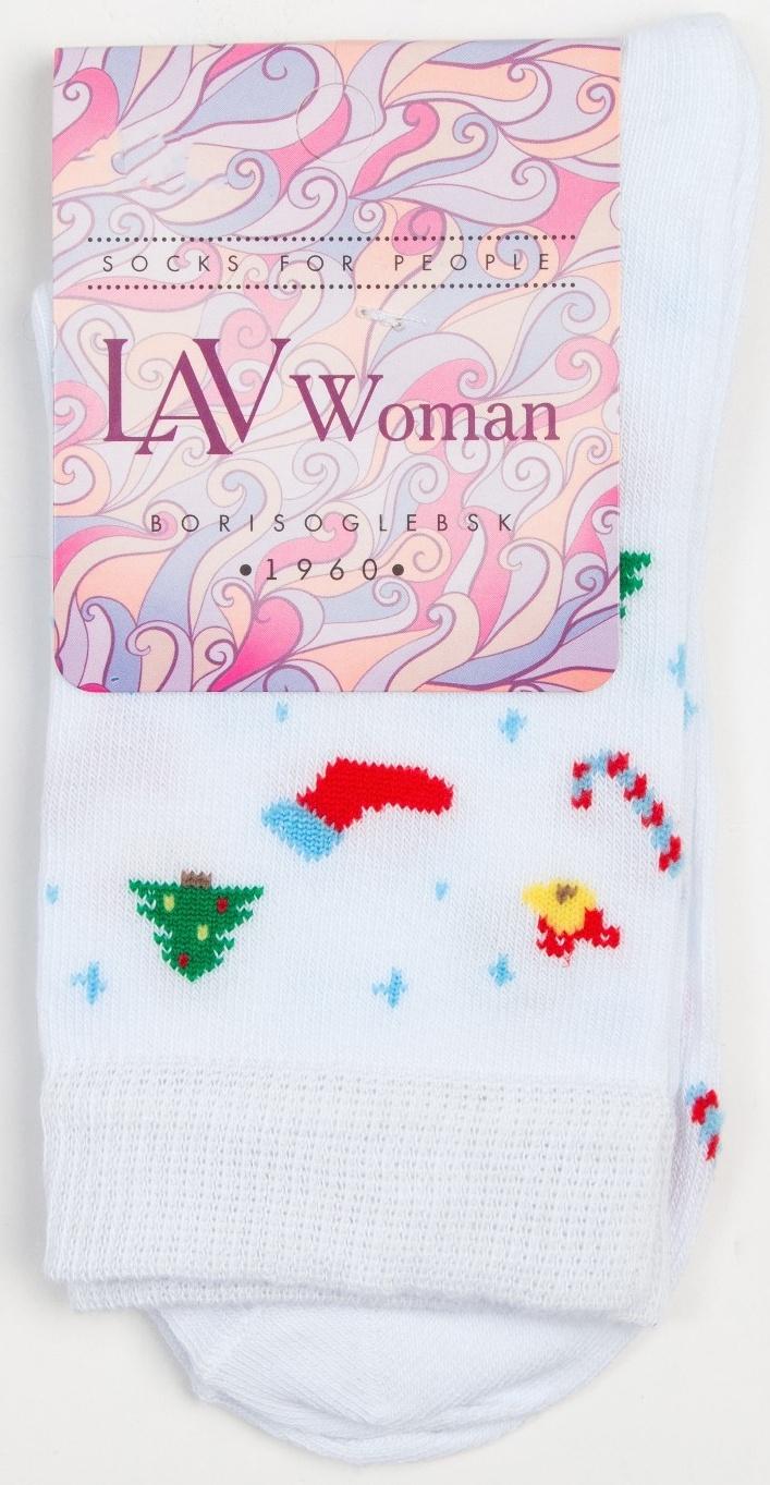 Носки женские, цвет белый, размер 23-25