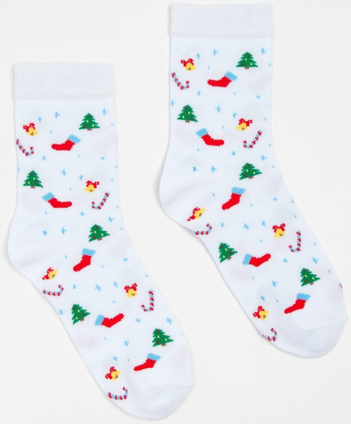 Носки женские, цвет белый, размер 23-25