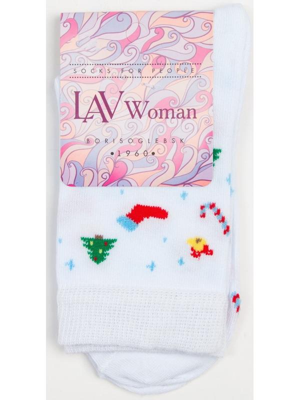 Носки женские, цвет белый, размер 23-25