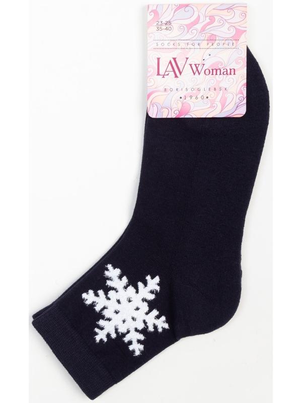 Носки женские, цвет синий, размер 23-25