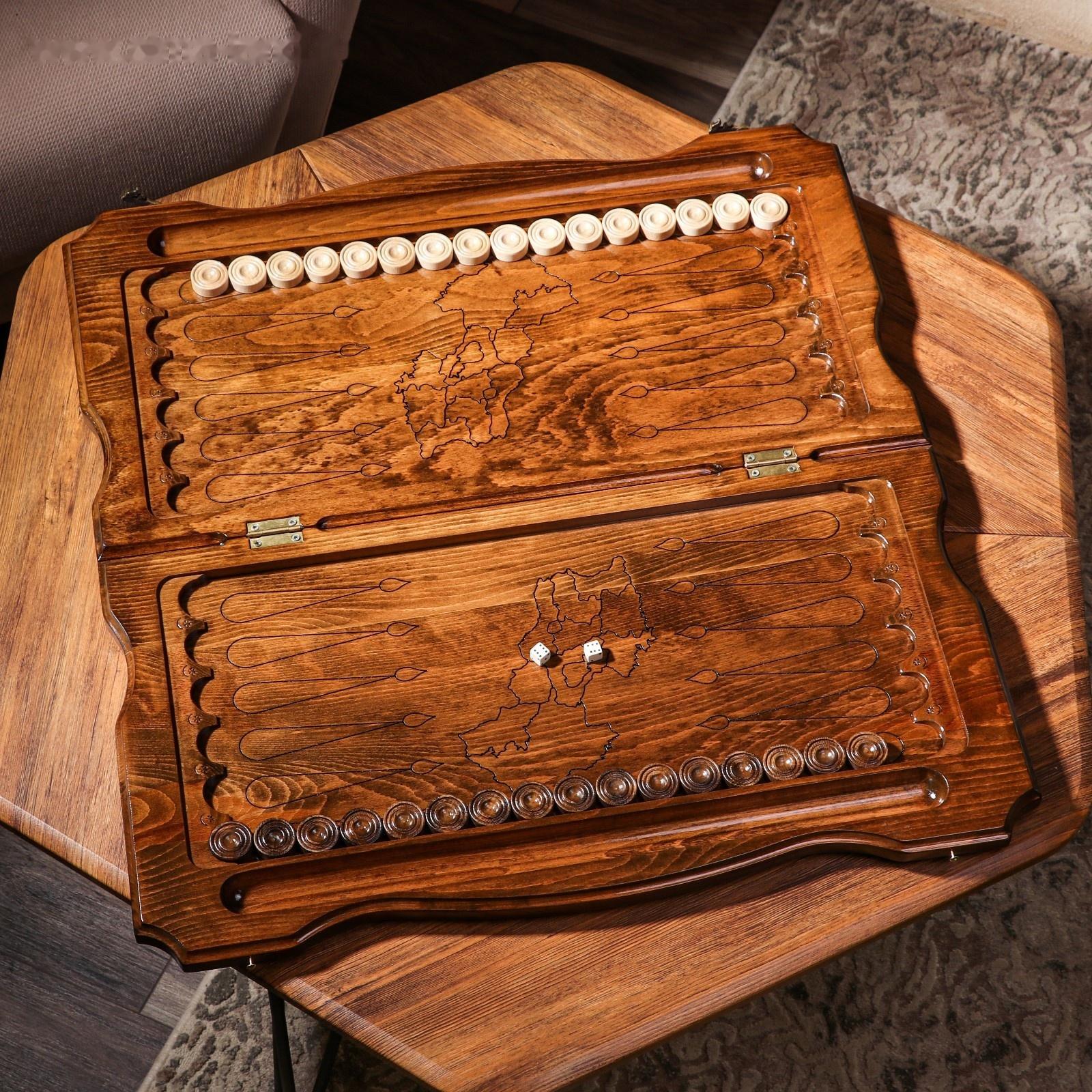 Нарды ручной работы 