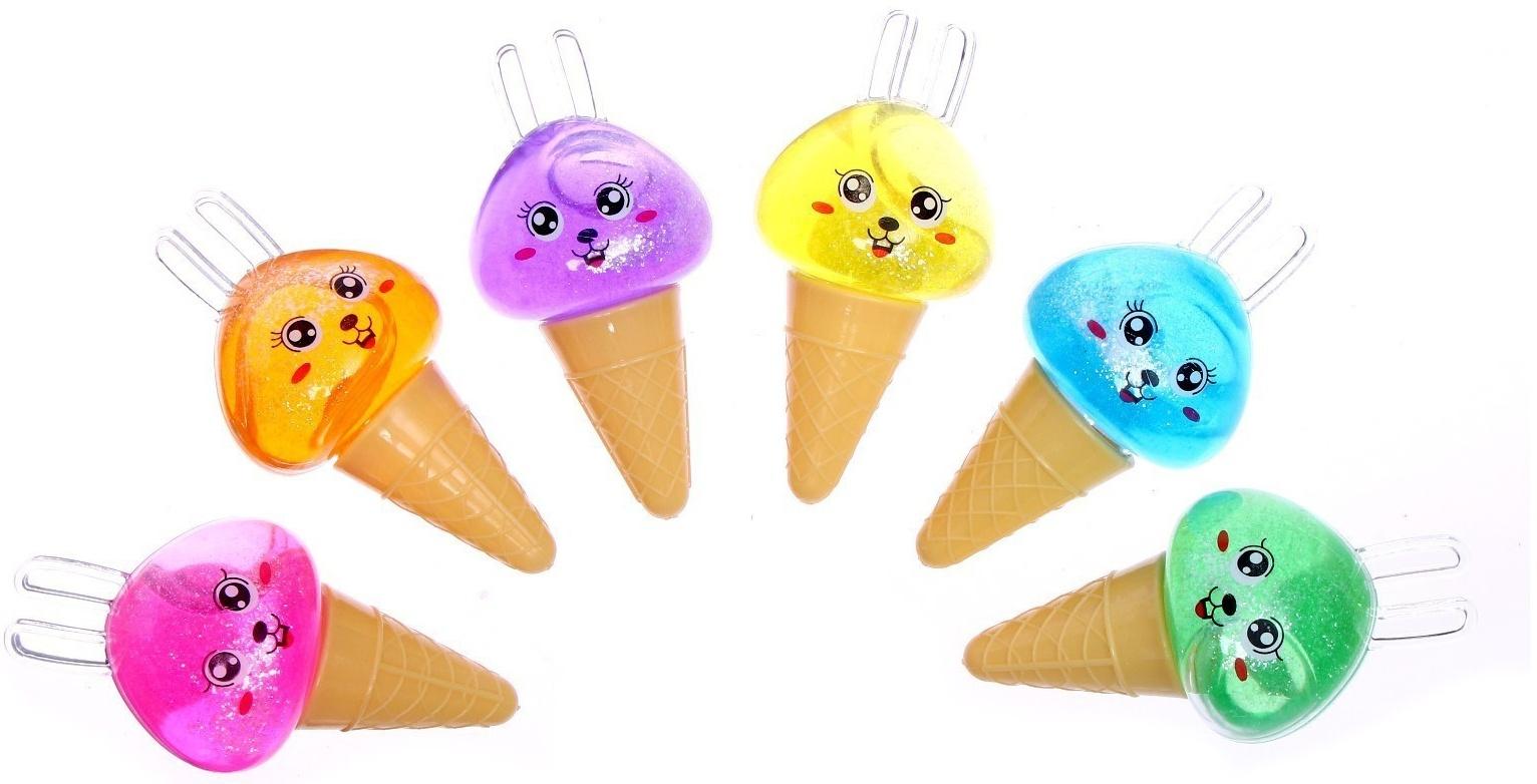 Лизун «Мороженое», цвета МИКС