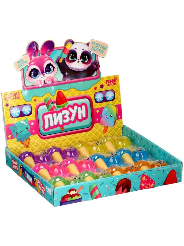 Лизун «Мороженое», цвета МИКС