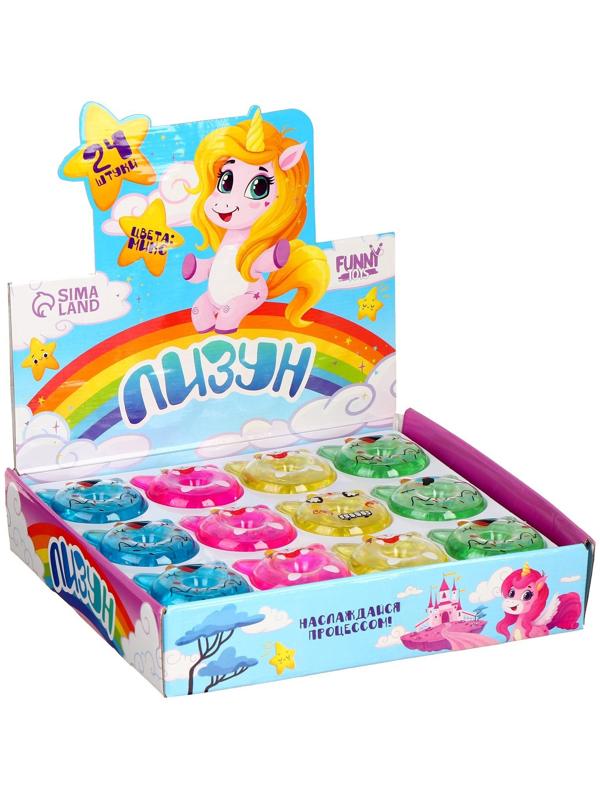 Лизун «Единорог», цвета МИКС