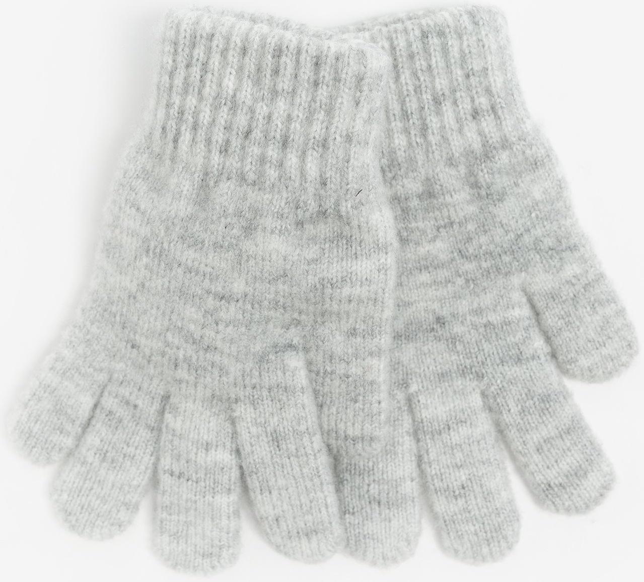 Перчатки женские, цвет светло-серый, размер 18