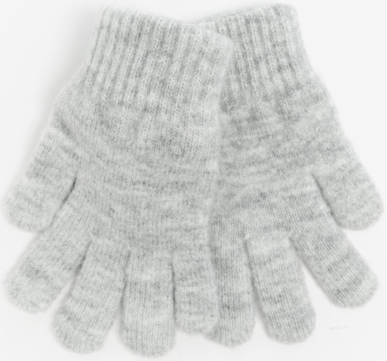 Перчатки женские, цвет светло-серый, размер 18