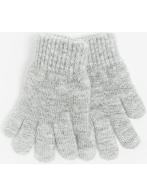 Перчатки женские, цвет светло-серый, размер 18