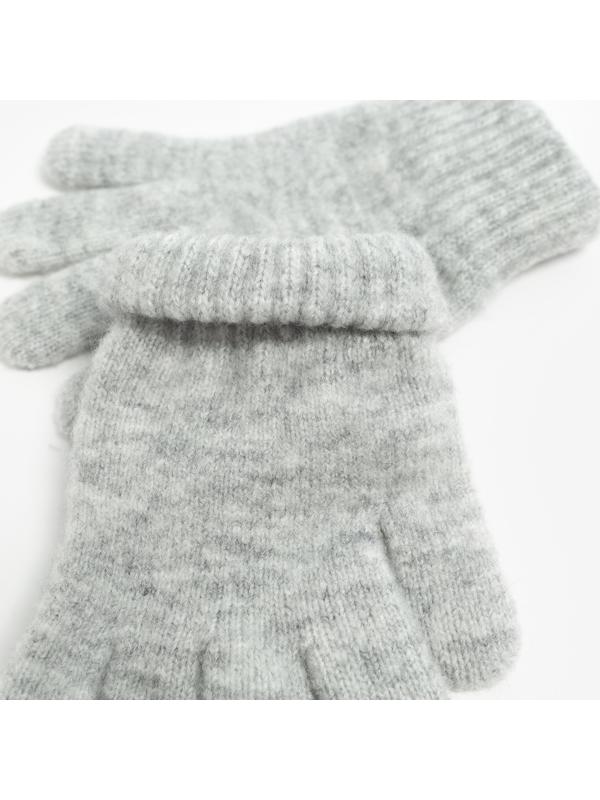 Перчатки женские, цвет светло-серый, размер 18