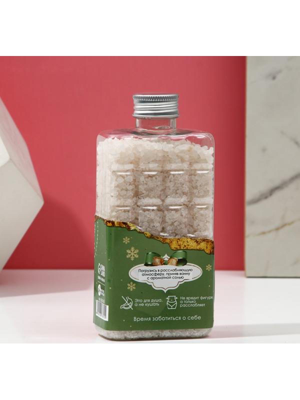 Соль для ванны во флаконе шоколад 