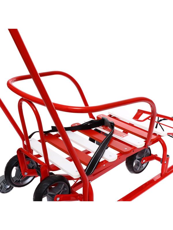 Санки «Тимка 5 универсал», цвет алый