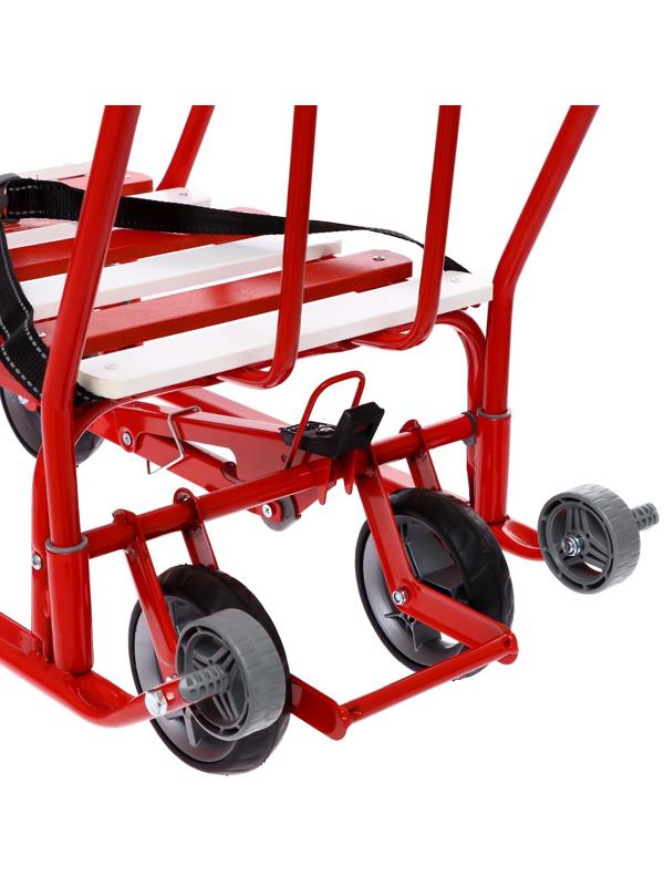 Санки «Тимка 5 универсал», цвет алый