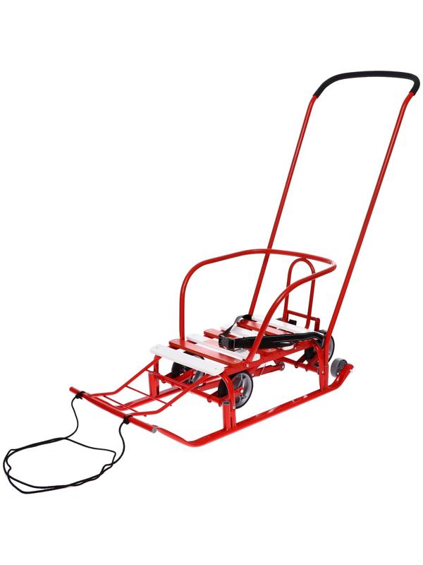 Санки «Тимка 5 универсал», цвет алый