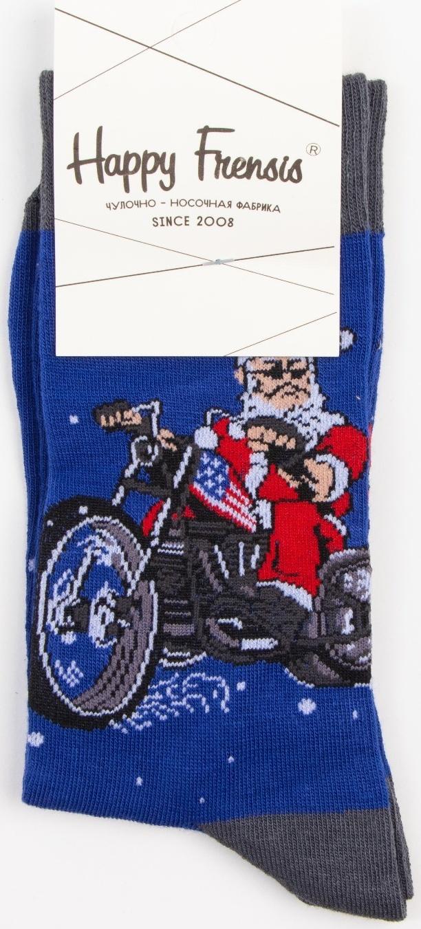 Носки «Байкер», цвет синий, размер 23-27 (38-41)