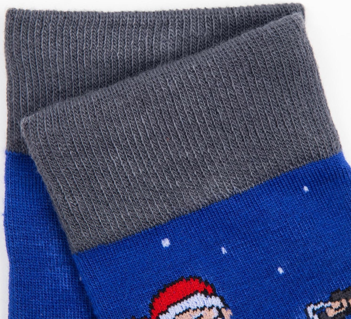 Носки «Байкер», цвет синий, размер 23-27 (38-41)