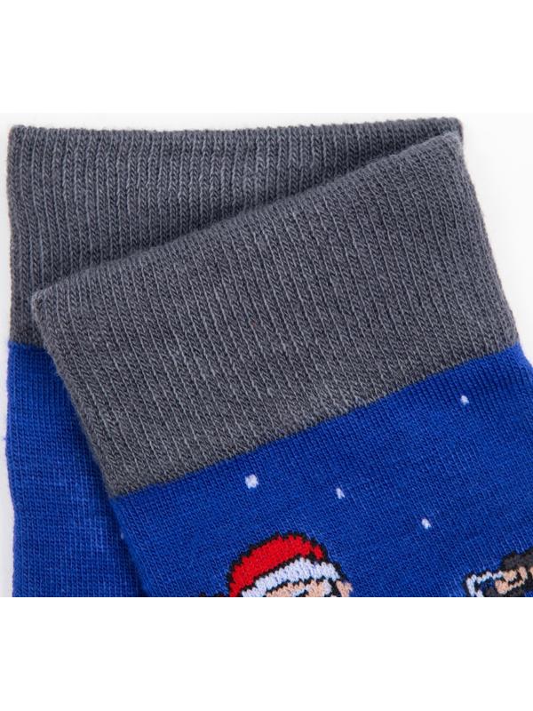 Носки «Байкер», цвет синий, размер 23-27 (38-41)