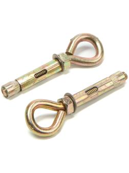 Анкерный болт, с кольцом, оцинкованный, 8х45 мм, 100 шт