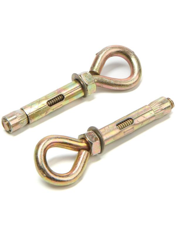 Анкерный болт, с кольцом, оцинкованный, 8х45 мм, 100 шт