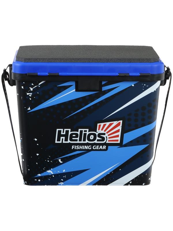 Ящик рыболовный зимний ICE FISHING односекционный синий (HS-IB-19-IFB-1) Helios
