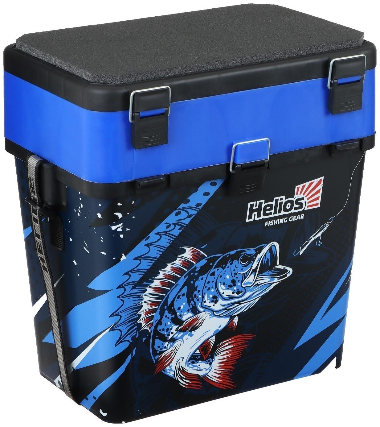 Ящик рыболовный зимний ICE FISHING синий (HS-IB-19-IFB) Helios