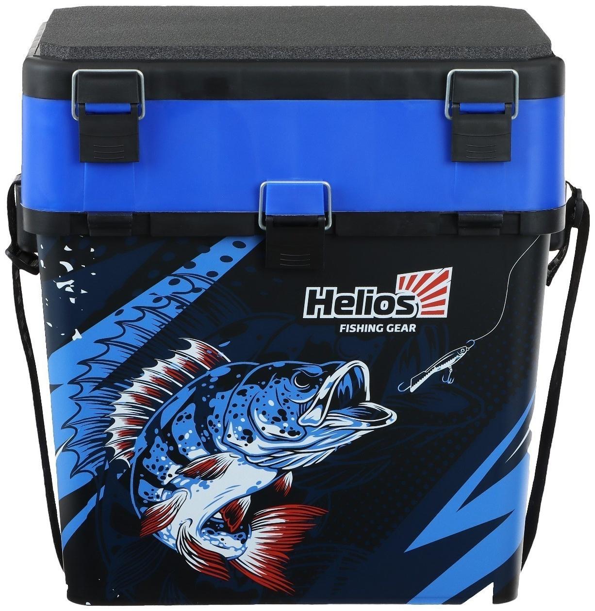 Ящик рыболовный зимний ICE FISHING синий (HS-IB-19-IFB) Helios