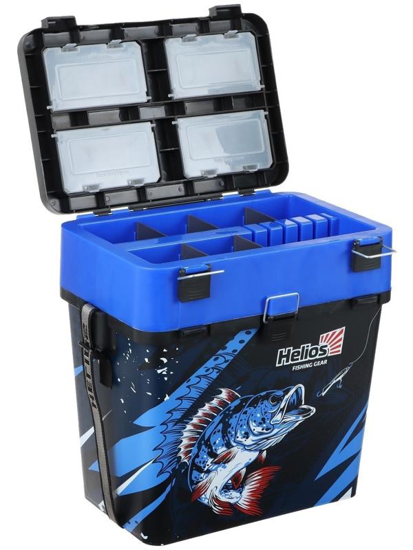 Ящик рыболовный зимний ICE FISHING синий (HS-IB-19-IFB) Helios