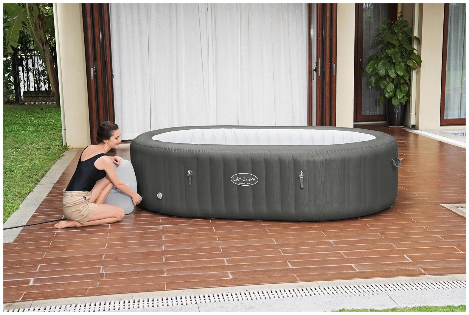 СПА-бассейн Mauritius AirJet с гидромассажем, 270 х 180 х 71 см, 60067 Bestway