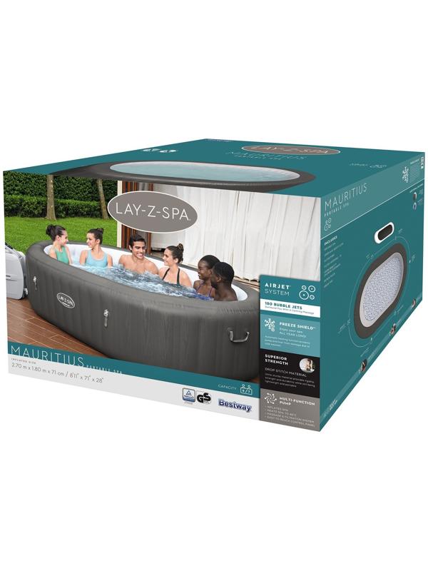 СПА-бассейн Mauritius AirJet с гидромассажем, 270 х 180 х 71 см, 60067 Bestway