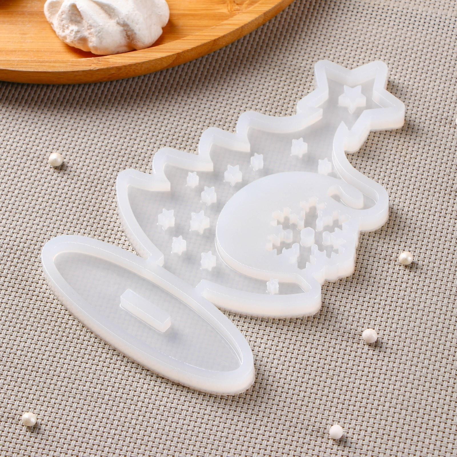 Силиконовая форма «3D Ёлка», 16×9,4 см, цвет прозрачный