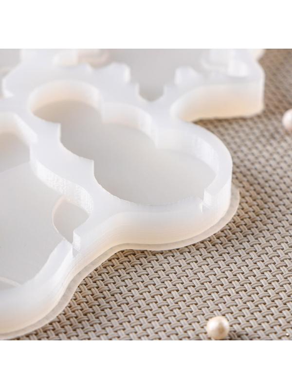 Силиконовый молд для леденцов и шоколада «Новогодние леденцы», 15×13 см, цвет прозрачный