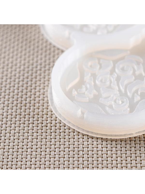 Силиконовый молд для леденцов и шоколада «Шары», 12×12 см, ячейка d=5 см, цвет прозрачный