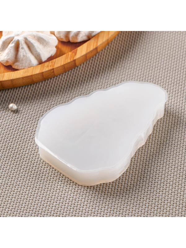 Силиконовый молд «Снеговик», 9,5×6,5 см, цвет прозрачный