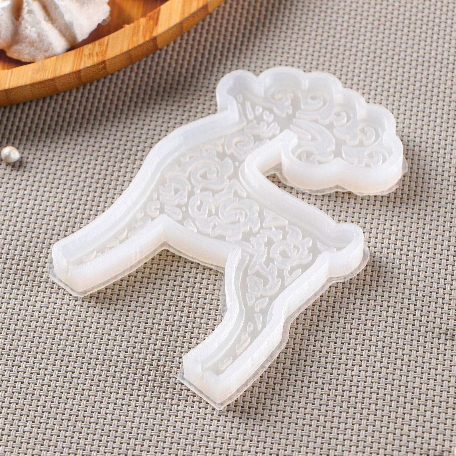 Силиконовый молд «Олень», 11×7,5 см, цвет прозрачный