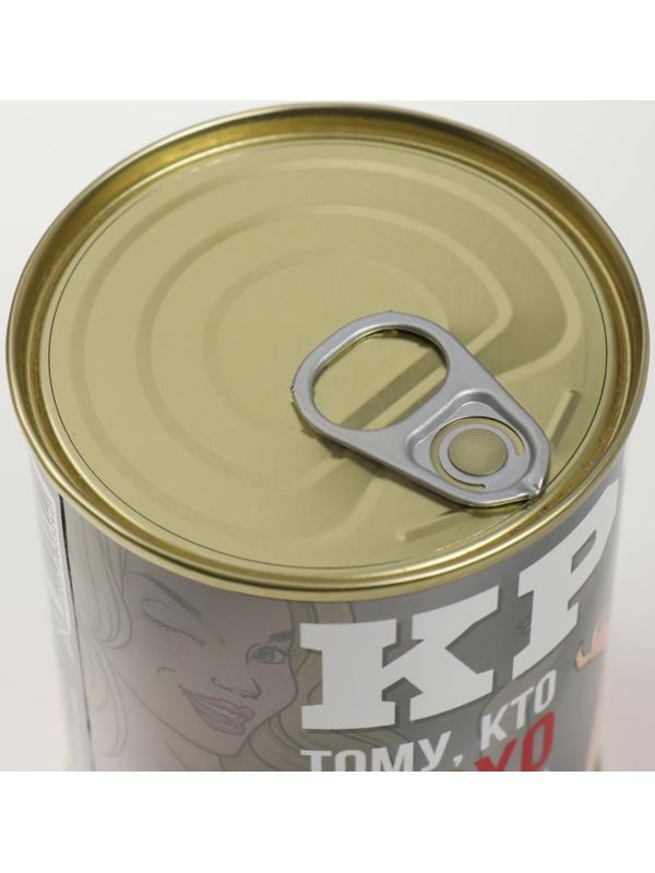 Подарок носки с принтом в банке 