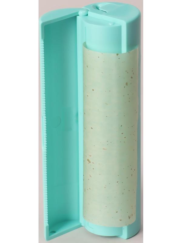 Салфетки матирующие, в рулоне, d = 2,4 × 9 см, 7 м, цвет зелёный