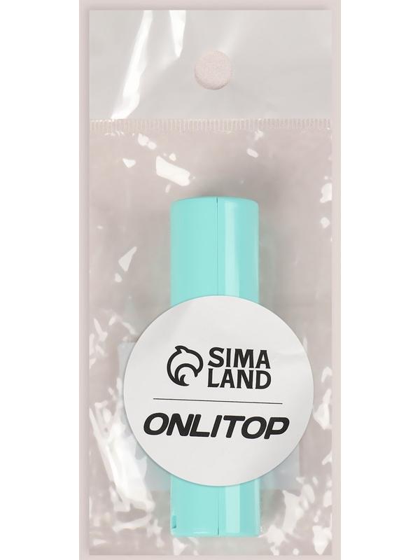 Салфетки матирующие, в рулоне, d = 2,4 × 9 см, 7 м, цвет зелёный