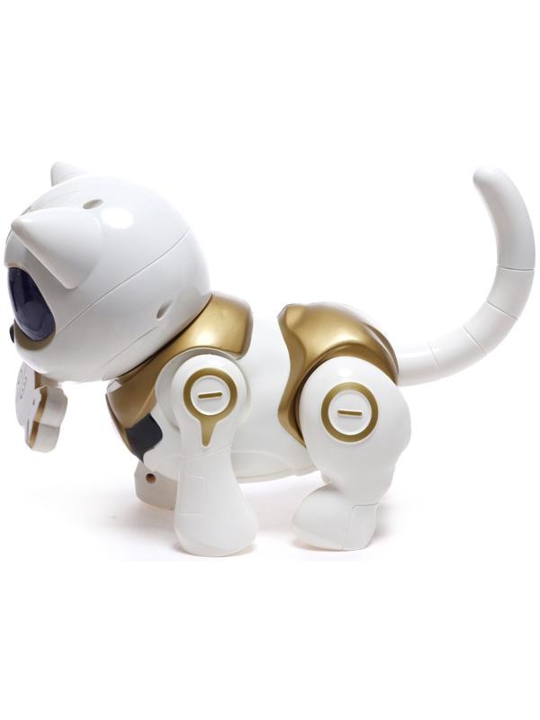 Робот-кошка, интерактивная «Новогодняя Шерри», русское озвучивание, цвет золотой