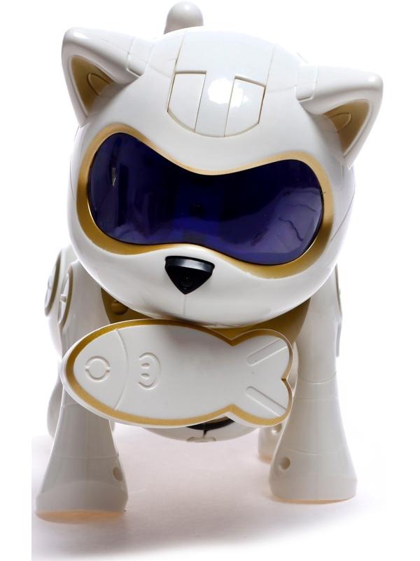 Робот-кошка, интерактивная «Новогодняя Шерри», русское озвучивание, цвет золотой