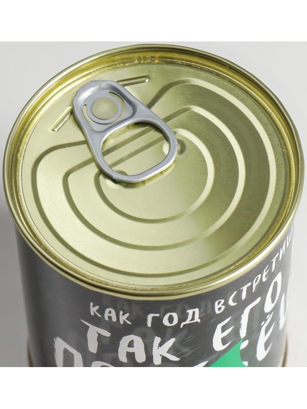 Подарок носки в банке с принтом 