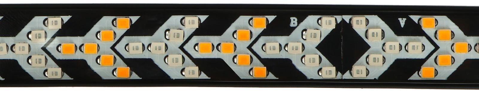 Спойлер на багажник, светодиодный WYD-02-12-24 В, дублирующий задние сигналы, 120 см