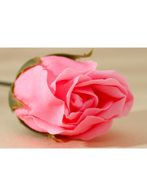 Мыло твёрдое лепестковое «Подарок для тебя», 1 шт, 10 гр, цвет нежно-розовый