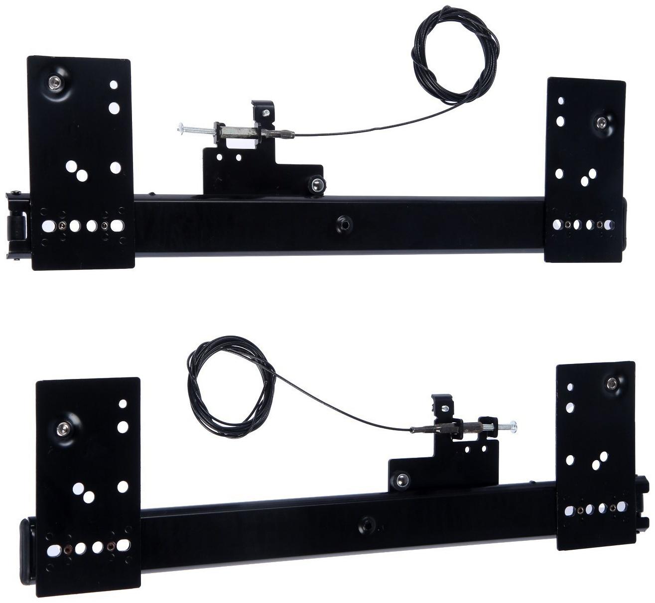 Комплект направляющих для поворотных дверей ТУНДРА L=400 мм., H=35 мм.