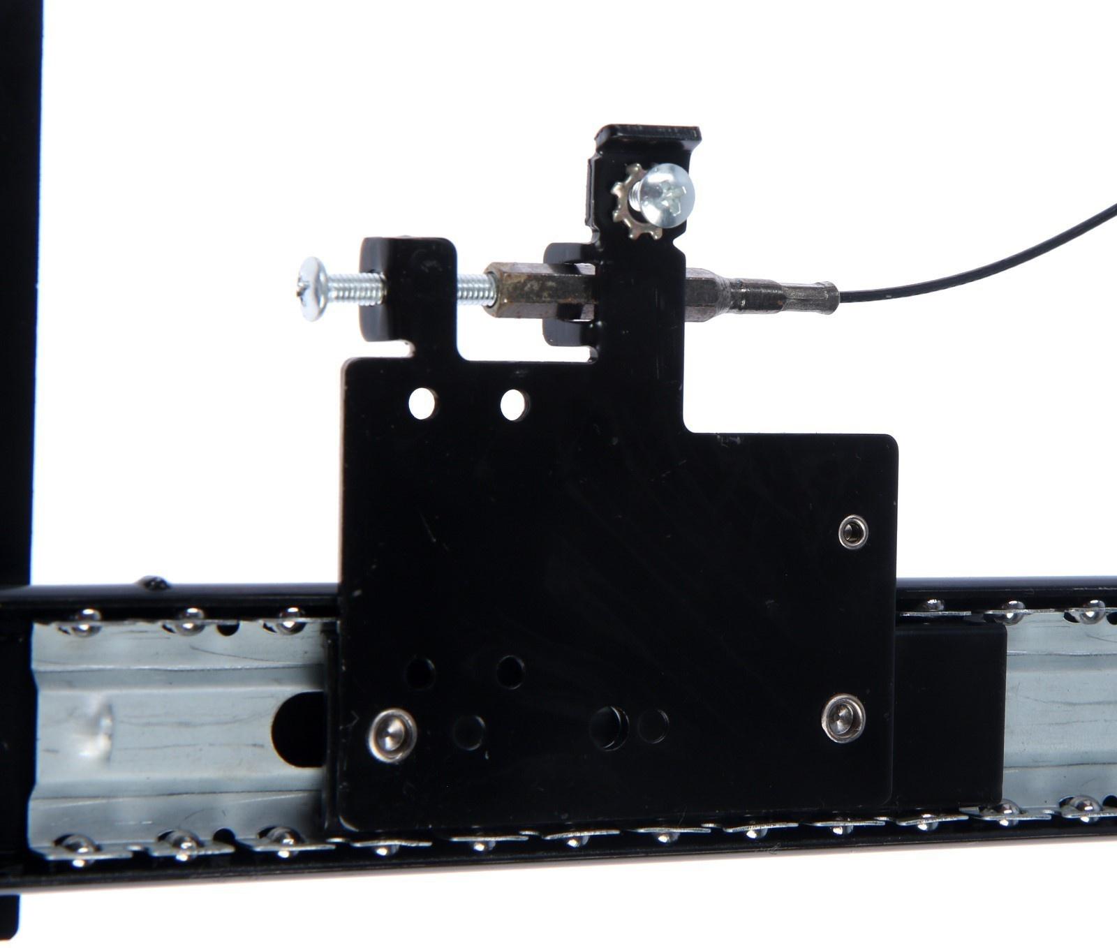 Комплект направляющих для поворотных дверей ТУНДРА L=400 мм., H=35 мм.