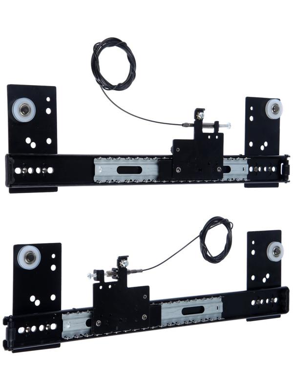 Комплект направляющих для поворотных дверей ТУНДРА L=400 мм., H=35 мм.