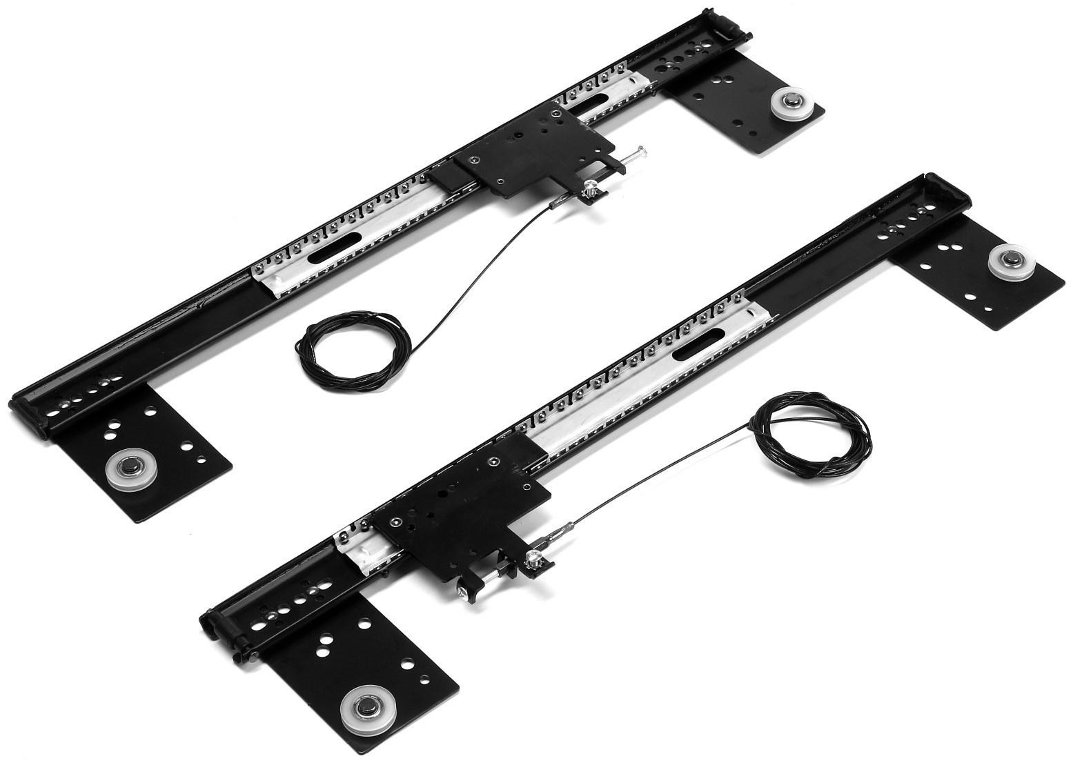 Комплект направляющих для поворотных дверей ТУНДРА L=500 мм., H=35 мм.