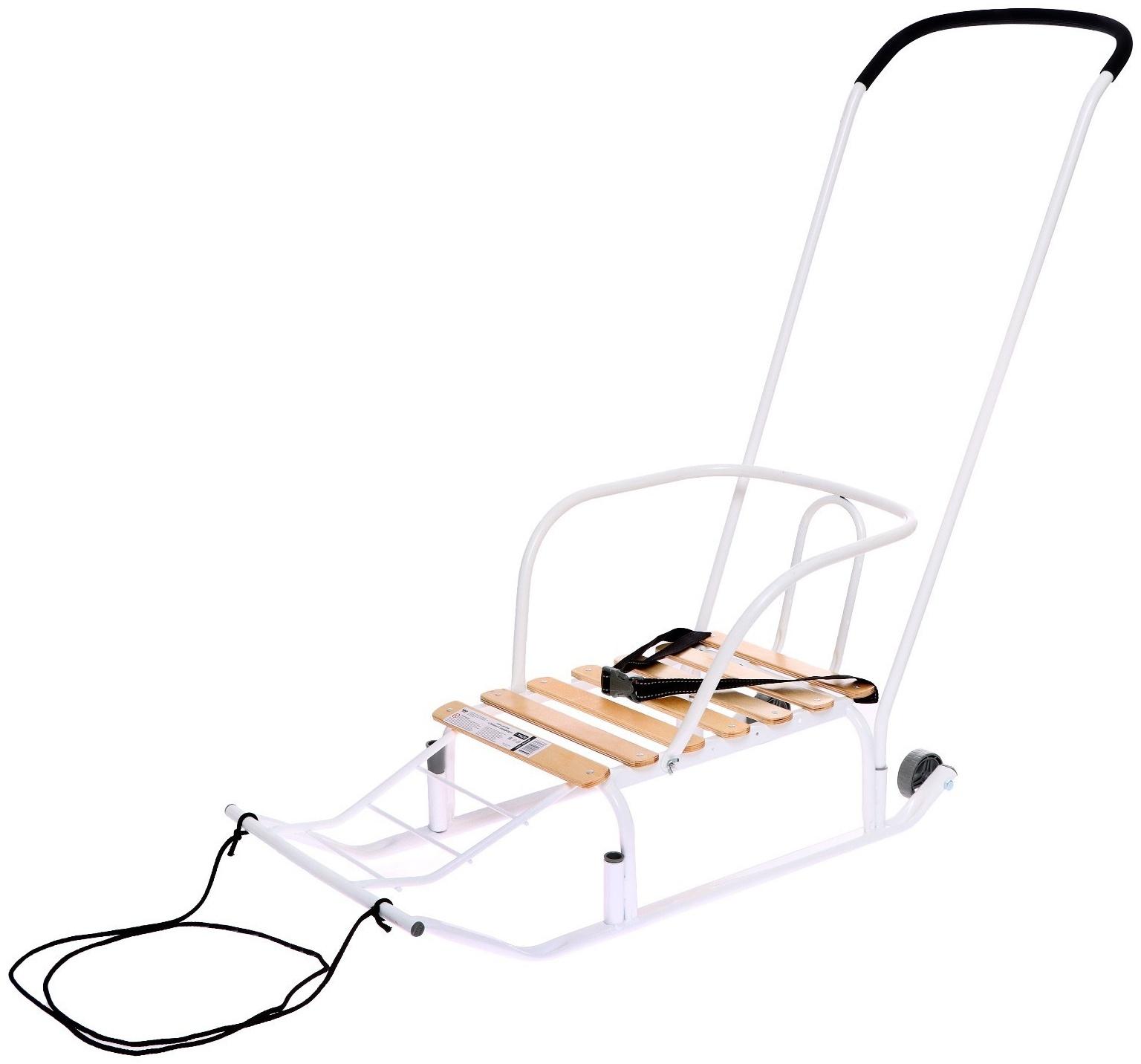 Санки «Тимка 5 комфорт», цвет белый