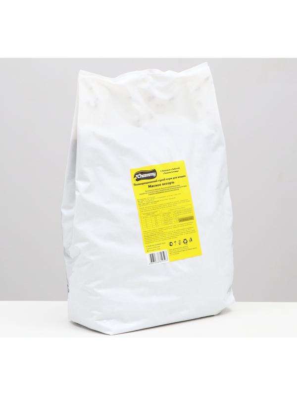 Сухой корм Chammy для кошек, мясное ассорти, 10 кг