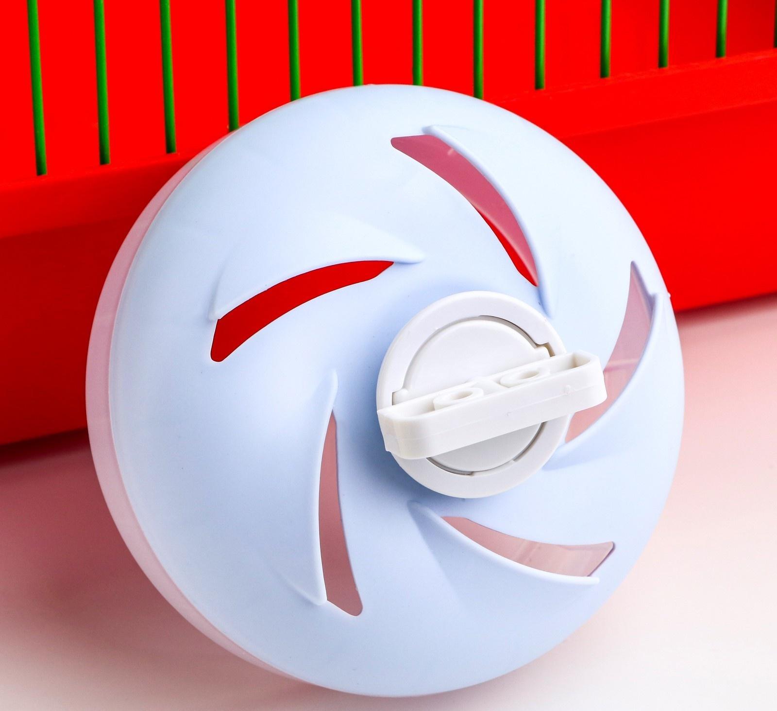 Колесо для грызунов тихое, 11 см, синее